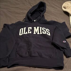 Champion Dark Blue Ole Miss Pullover